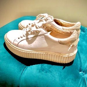 Sneakers with 1” platform